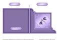 Diamante Dragonfly  - Cut and Fold Corner Card 