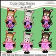 GiGi Horse - CU4CU Digital Clip Art Set