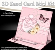 3D Easel Card Mini Kit - Pretty Perfume, Flowers & Lace