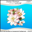 Pretty Flowers - CU4CU Digital Clip Art Set