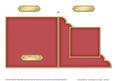 Square Cut and Fold Corner Card Plain Card Base