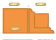 Square Cut and Fold Corner Card Plain Card Base