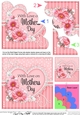 Mothers Day Flowers, Lace & Pearls Shell Edged Corner Side Stacker