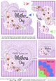 Mothers Day Flowers, Lace & Pearls Shell Edged Corner Side Stacker