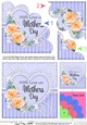 Mothers Day Flowers, Lace & Pearls Shell Edged Corner Side Stacker