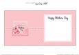 Mothers Day Flowers, Lace & Pearls square landscape insert