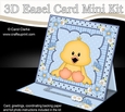 3D Easel Card Mini Kit - Cute Little Chick