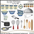 In the Kitchen - CU4CU Digital Clip Art Set