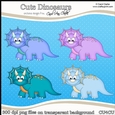 Cute Dinosaurs - CU4CU Digital Clip Art Set