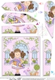 Rose Cottage Girlz - Fan Pyramage Topper