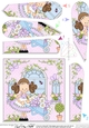 Rose Cottage Girlz - Fan Pyramage Topper