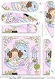 Rose Cottage Girlz - Fan Pyramage Topper