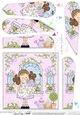 Rose Cottage Girlz - Fan Pyramage Topper