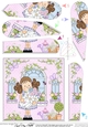 Rose Cottage Girlz - Fan Pyramage Topper