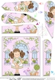 Rose Cottage Girlz - Fan Pyramage Topper