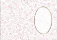 A5 Pretty Rose Swirls Card Front or Insert