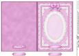 5 x 7 Pearls, Lace and Ribbon Plain Card Base