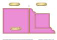 Square Cut and Fold Corner Card Plain Card Base