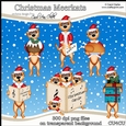 Christmas Meerkats - CU4CU Digital Clip Art Set
