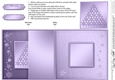 Christmas Snowflake Tree - No-Hole Fold Back Card