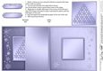 Christmas Snowflake Tree - No-Hole Fold Back Card
