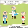 My Old Man Bert! - CU4CU Digital Clip Art Set