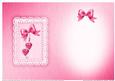Greetings, Lace and Pearls Matching Insert A5 Portrait