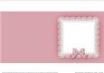 Square Pearls and Lace Card Front or Insert