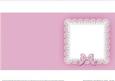 Square Pearls and Lace Card Front or Insert