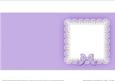 Square Pearls and Lace Card Front or Insert