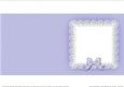 Square Pearls and Lace Card Front or Insert