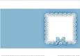 Square Pearls and Lace Card Front or Insert