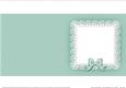Square Pearls and Lace Card Front or Insert