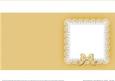 Square Pearls and Lace Card Front or Insert