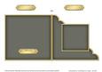 Square Cut and Fold Corner Card Plain Card Base