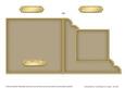 Square Cut and Fold Corner Card Plain Card Base