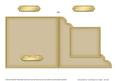 Square Cut and Fold Corner Card Plain Card Base