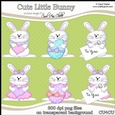 Cute Little Bunny - CU4CU Digital Clip Art Set