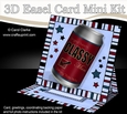 3D Easel Card Mini Kit - Beer Can - Original Smooth Classy Man