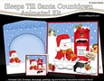 3D Animated Sleeps Till Santa Christmas Postbox Countdown Card Kit - Snowman Oli is at Santas Workshop