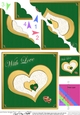 Elegant Hearts Scallop Corner side stacker Topper
