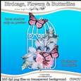 Birdcage, Flowers & Butterflies - CU4CU Digital Clip Art Set