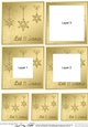 Elegant Christmas Snowflakes - Tunnel Topper