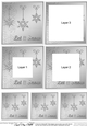 Elegant Christmas Snowflakes - Tunnel Topper