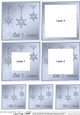 Elegant Christmas Snowflakes - Tunnel Topper