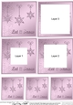 Elegant Christmas Snowflakes - Tunnel Topper