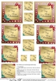 Elegant Christmas Greeting  - Twisted Pyramage sheet