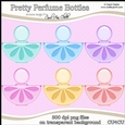 Pretty Perfume Bottles - CU4CU Digital Clip Art Set