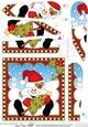 Christmas Snowball Sam - Fan Pyramage Topper