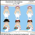 Cute Bathtub Buddies - CU4CU Digital Clip Art Set